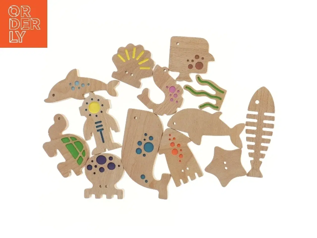 Billede 1 - Træfigurer med havtema (str. 5-13 cm)