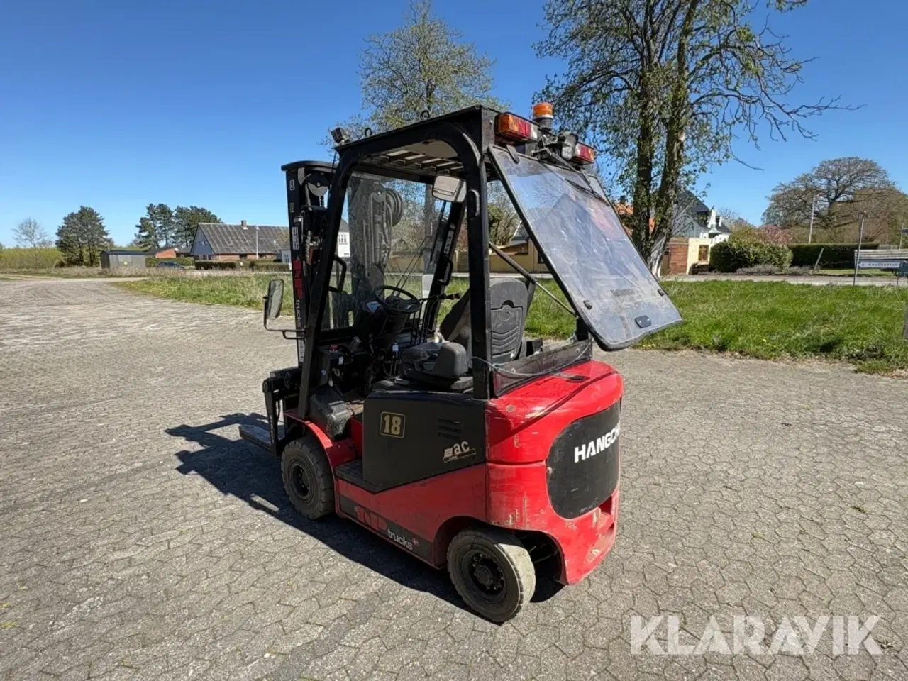 Billede 3 - Elektrisk truck Hangcha CPD18J-C1 med udskydergaffel