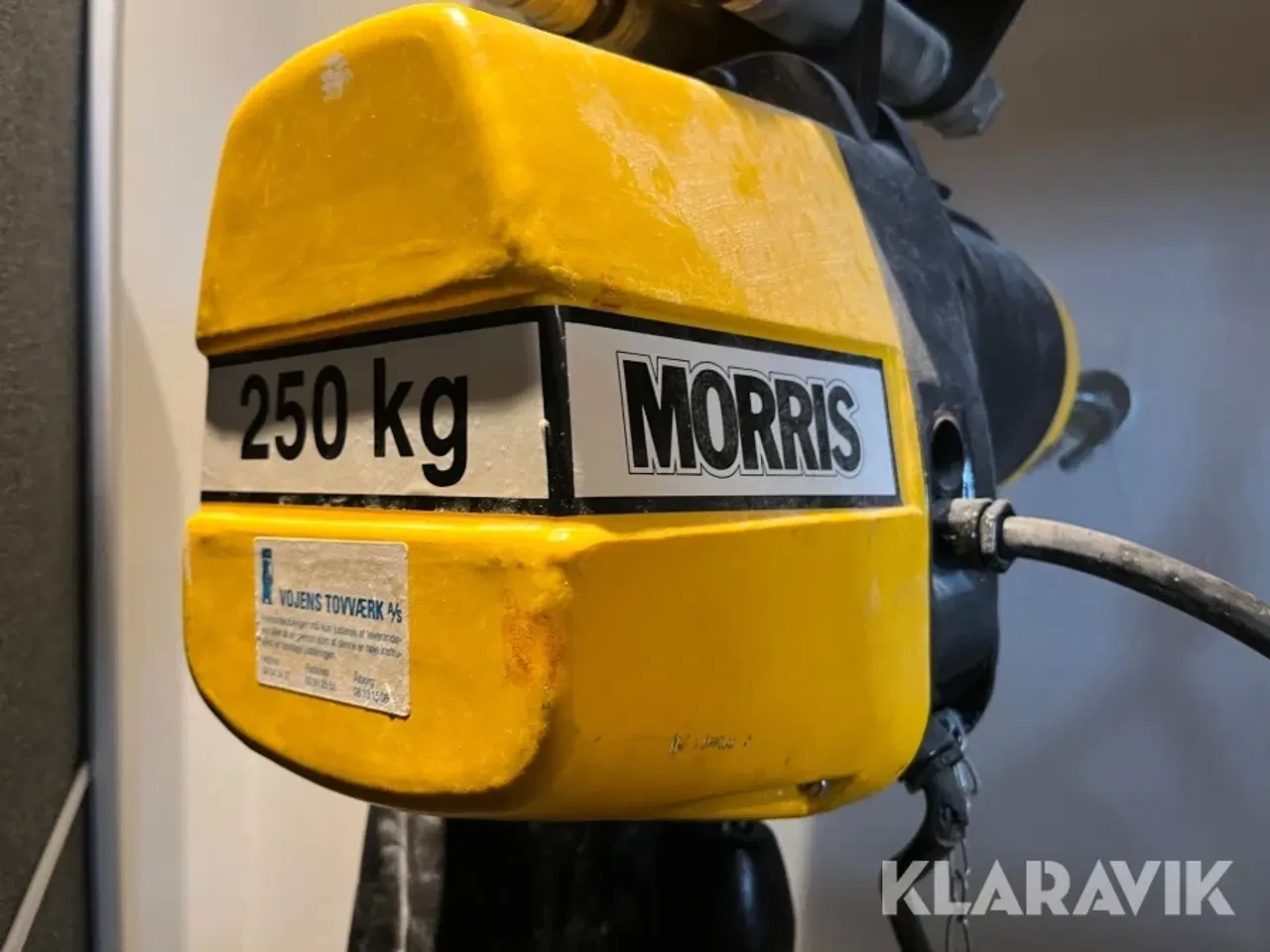 Billede 6 - Kranarm og talje Vojens Tovværk 250kg