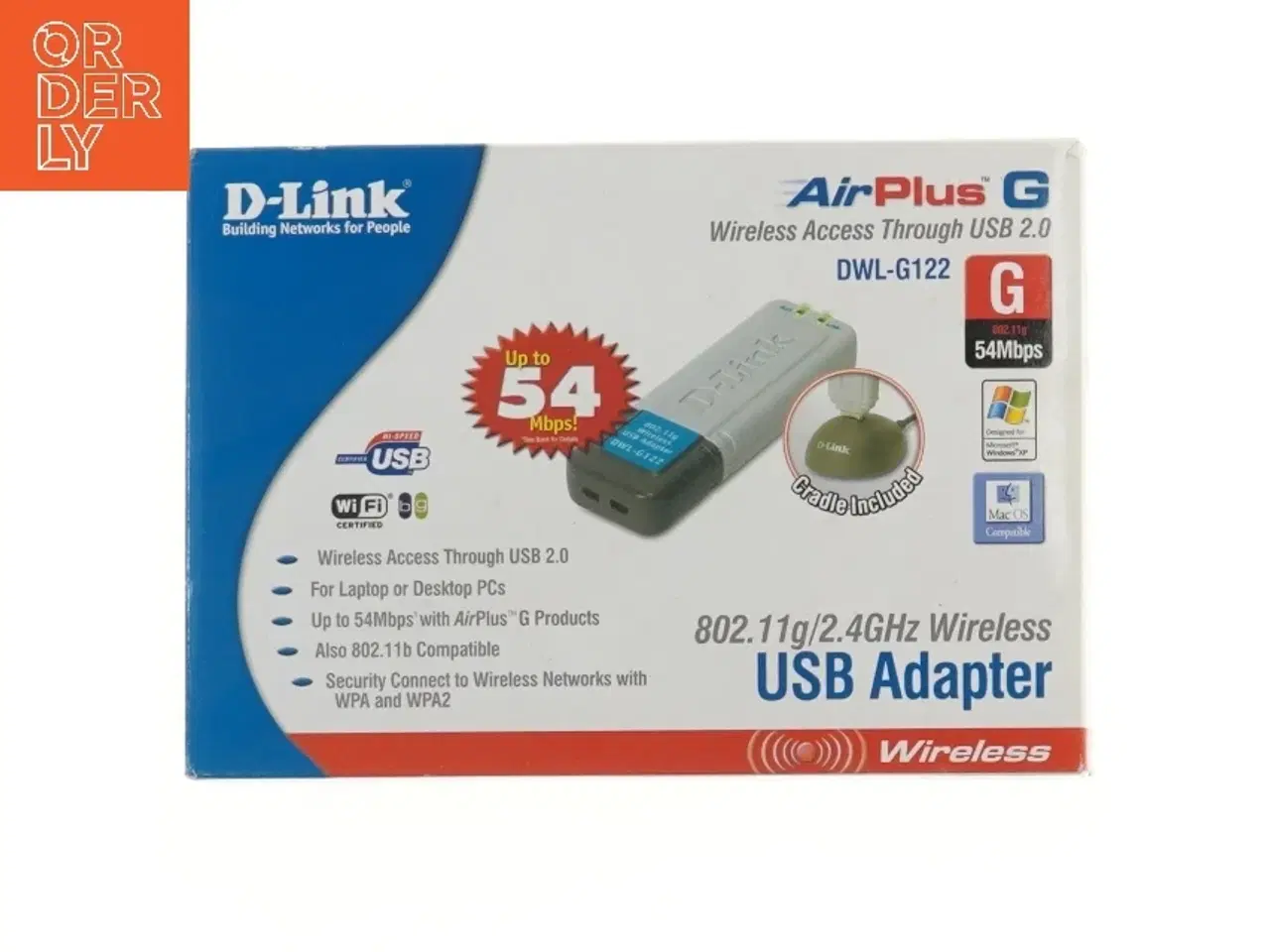 Billede 1 - D-Link AirPlus G USB-adapter fra D-link (str. 24x17 cm)