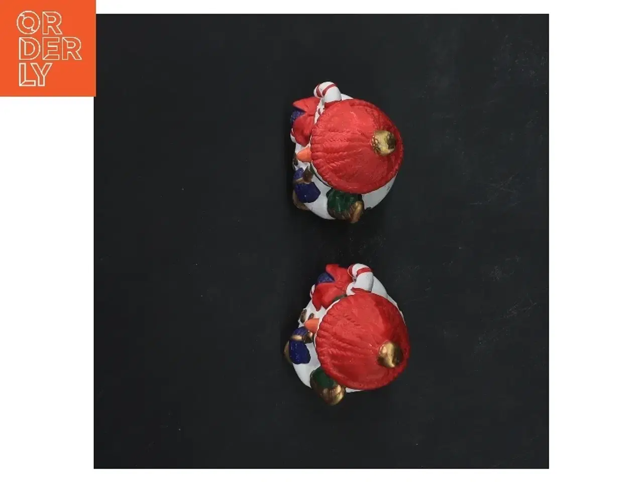 Billede 4 - Dekorative snemænd figurer (str. 9,5x6 cm)