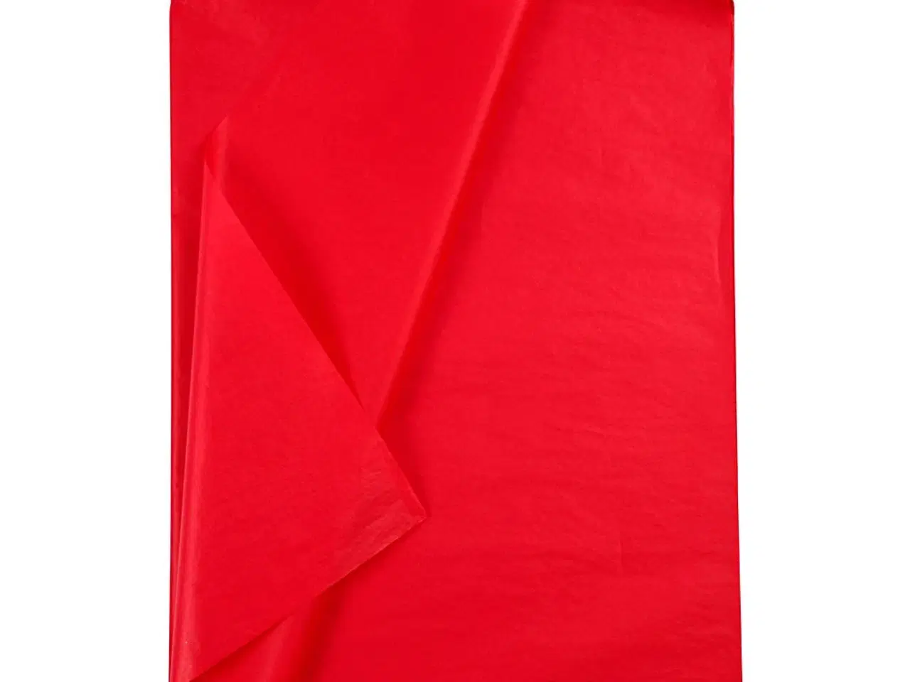 Billede 1 - Rødt silkepapir 50x70 cm - 25 ark i pakke