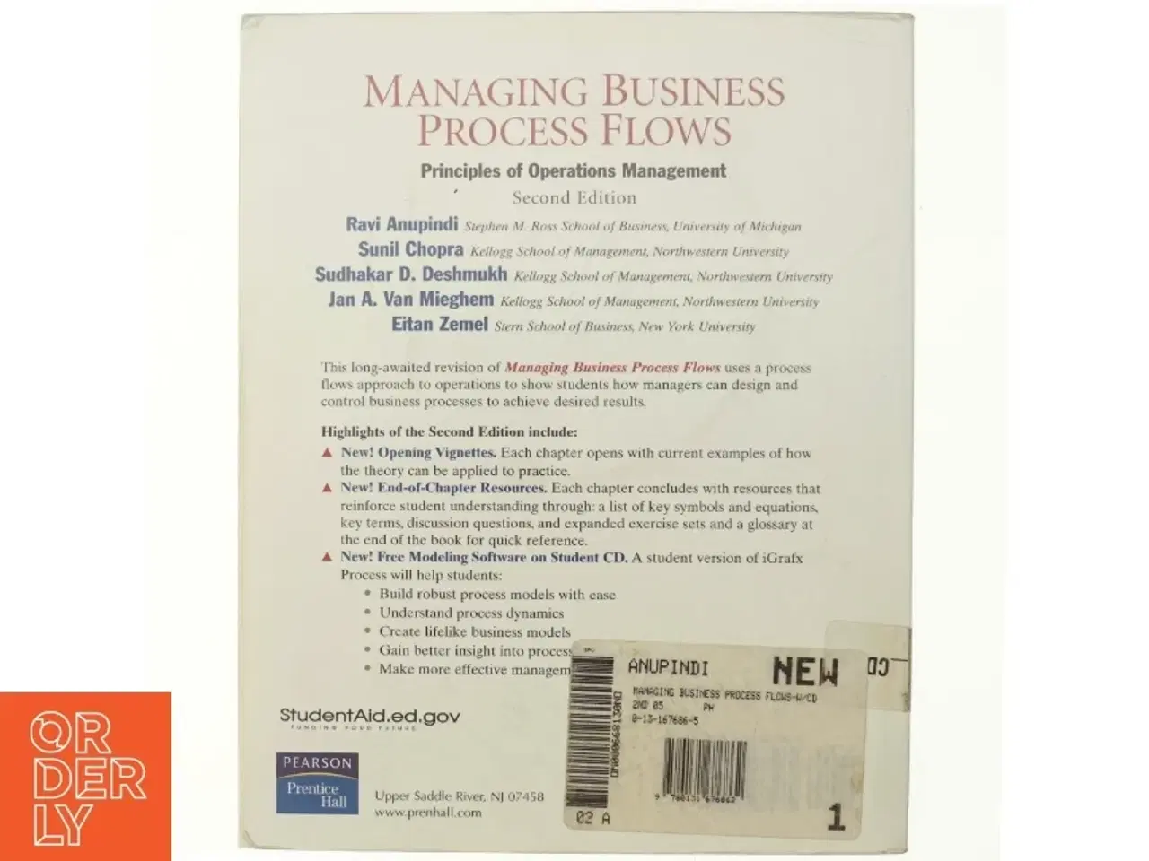 Billede 3 - Managing Business Process Flows af Ravi Anupindi, Sunil Chopra, Jan A. Van Mieghem, Sudhakar D. Deshmukh, Eitan Zemel (Bog)