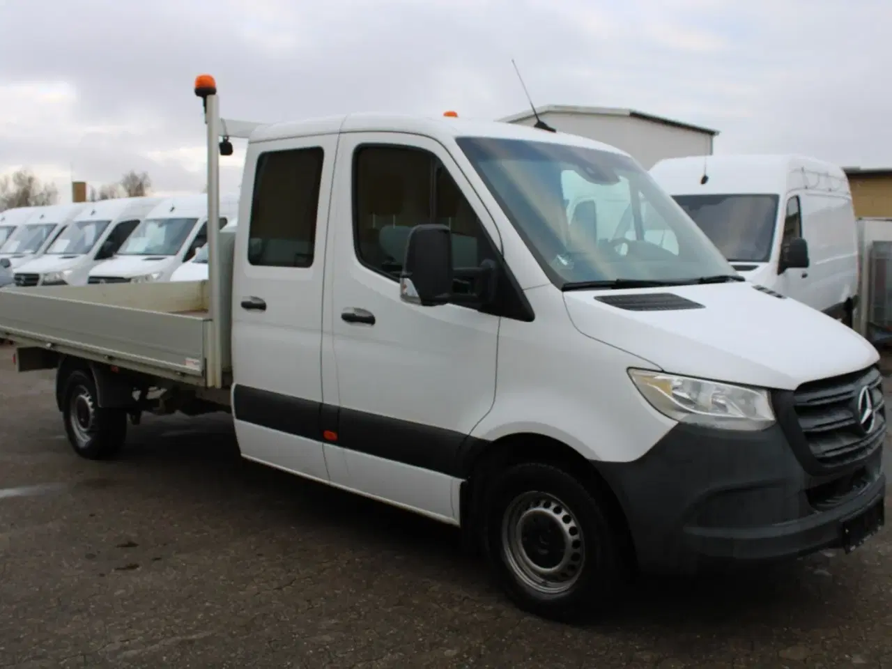 Billede 2 - Mercedes Sprinter 316 2,2 CDi A3 Mandskabsvogn m/lad aut. RWD
