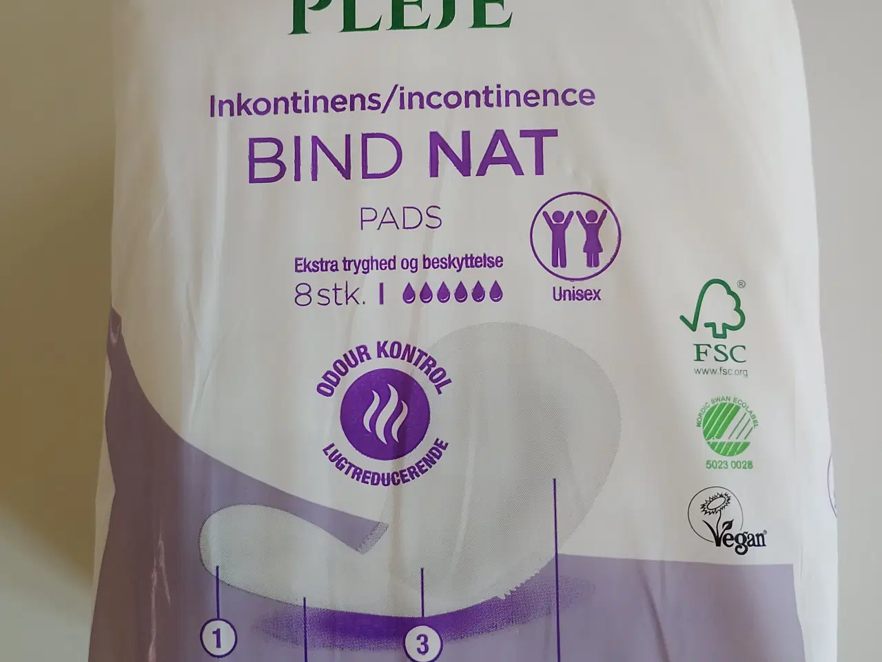 Billede 1 - Unisex Bind Nat - inkontinens 