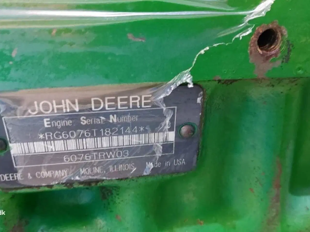 Billede 17 - John Deere 4055 Motorblok 6076-TRW03 