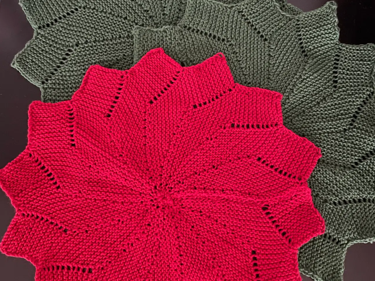 Billede 1 - Karklude / vaskeklude i flot stjerneform