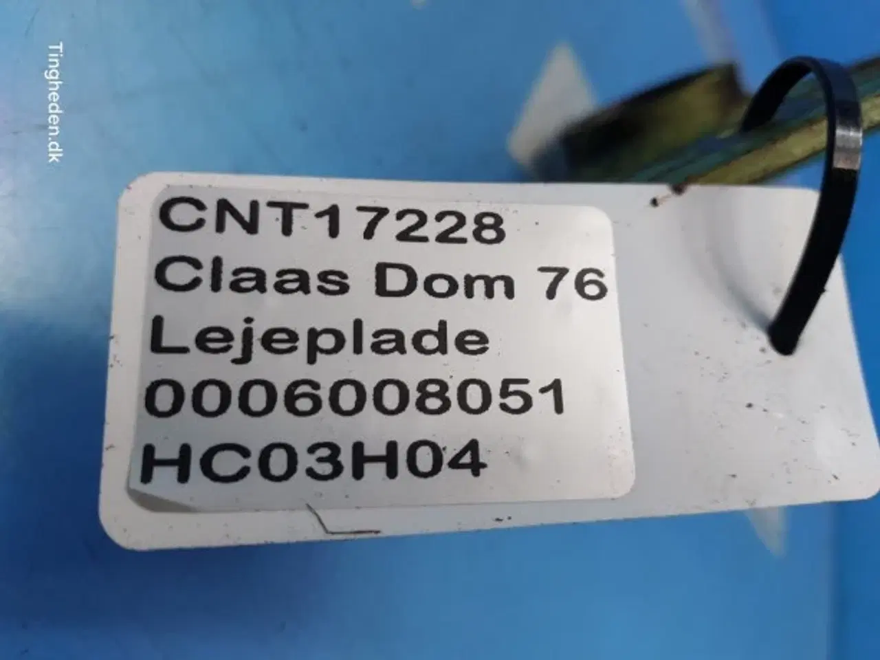 Billede 11 - Claas Dominator 76 Lejeplade 0006008051