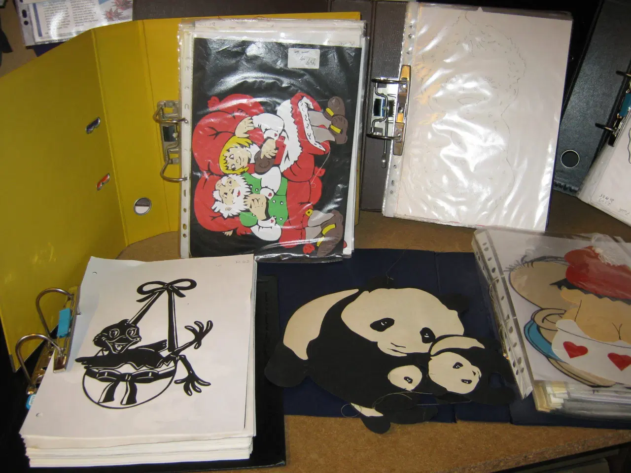 Billede 6 - Papirklip. 5 store A 4 mapper