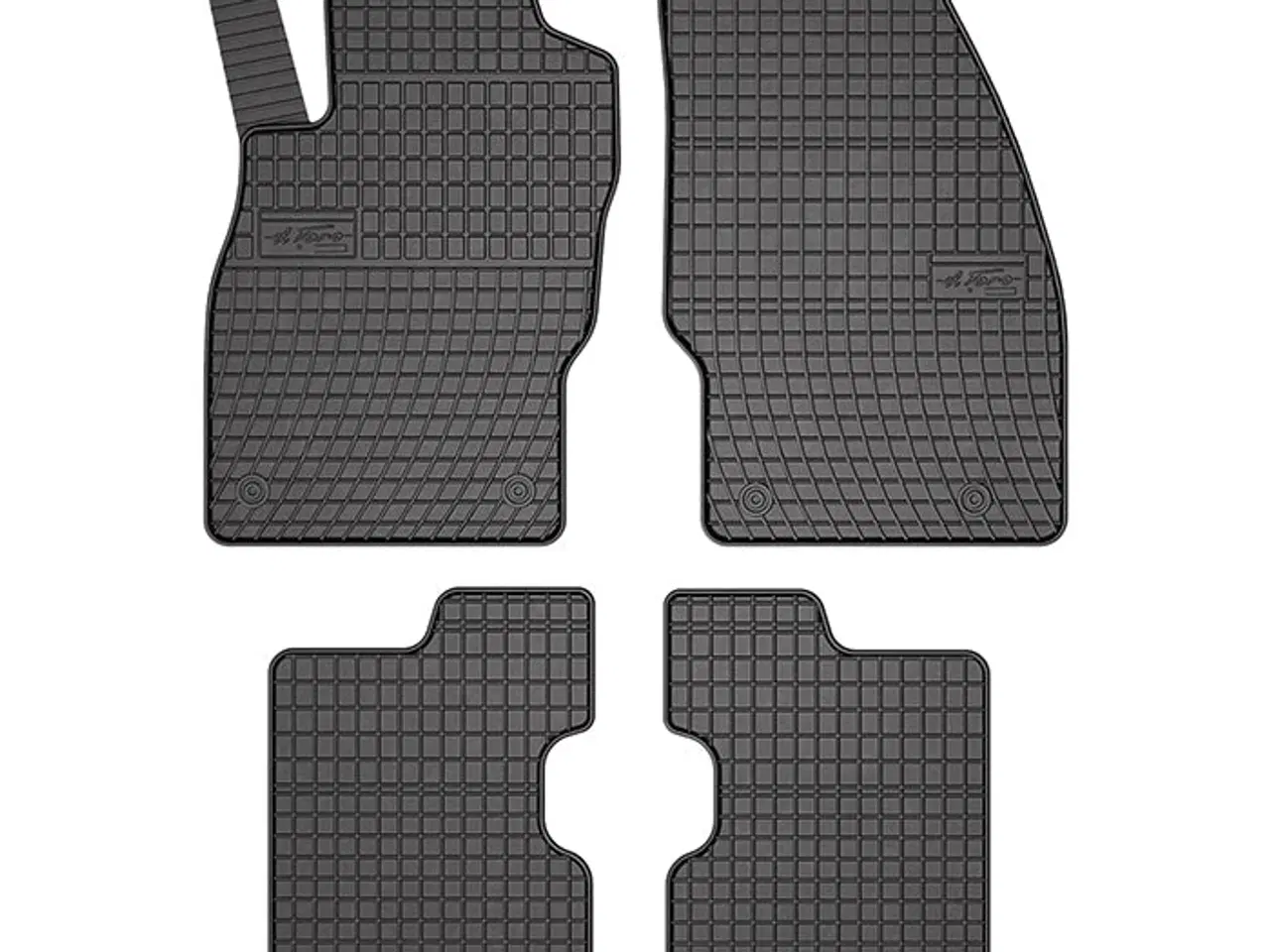 Billede 1 - Gummimåtter Opel Corsa E HB, 1. + 2. række 2014-2019