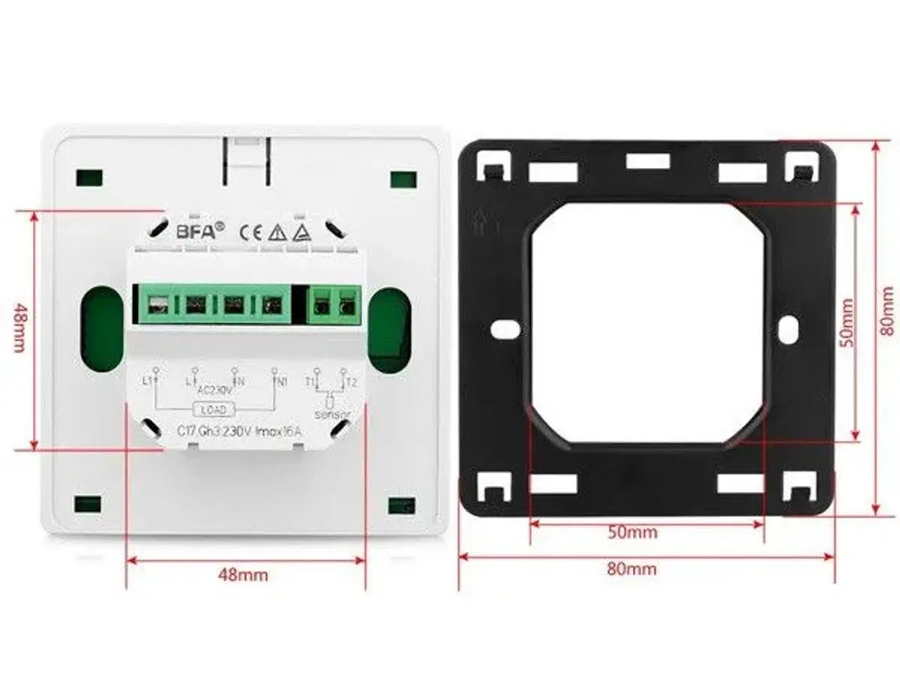 Billede 2 - Thermostat 220V c17gh3 wifi