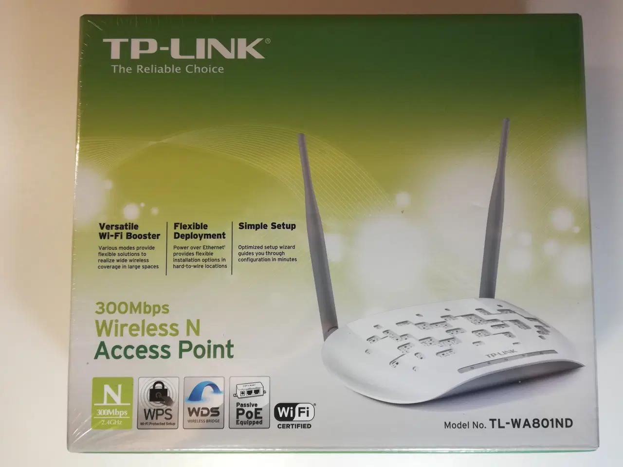 Billede 1 - TP-Link Wireless N Access Point 300Mbps TL-WA801ND