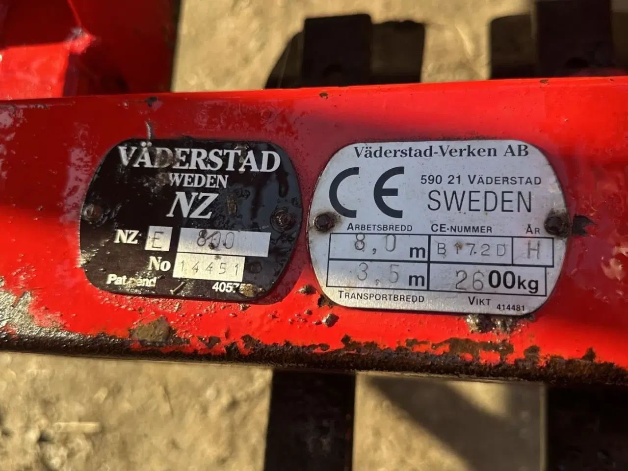 Billede 7 - Väderstad NZ 8 meter, kører som 9 meter nu. Vil blive leveret som 8 meter.