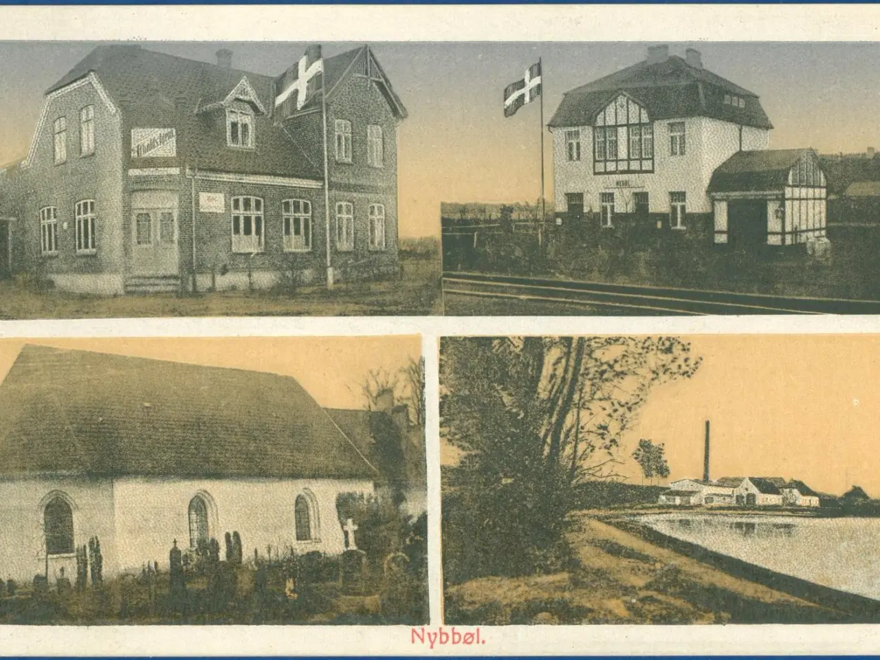 Billede 1 - Nybøl Station, 1922