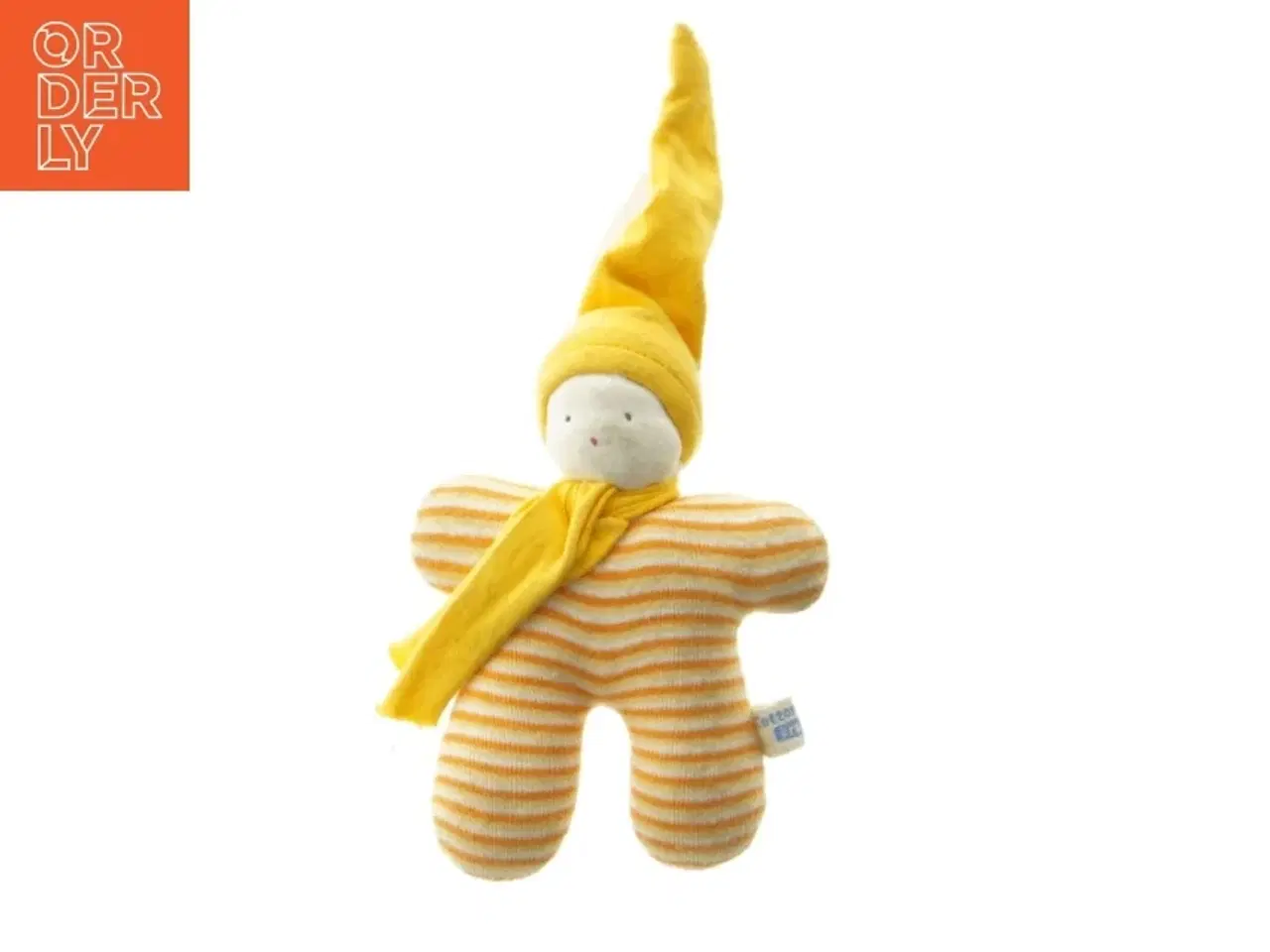 Billede 1 - Stofdukke med hætte fra Cotton People (str. 21 cm)