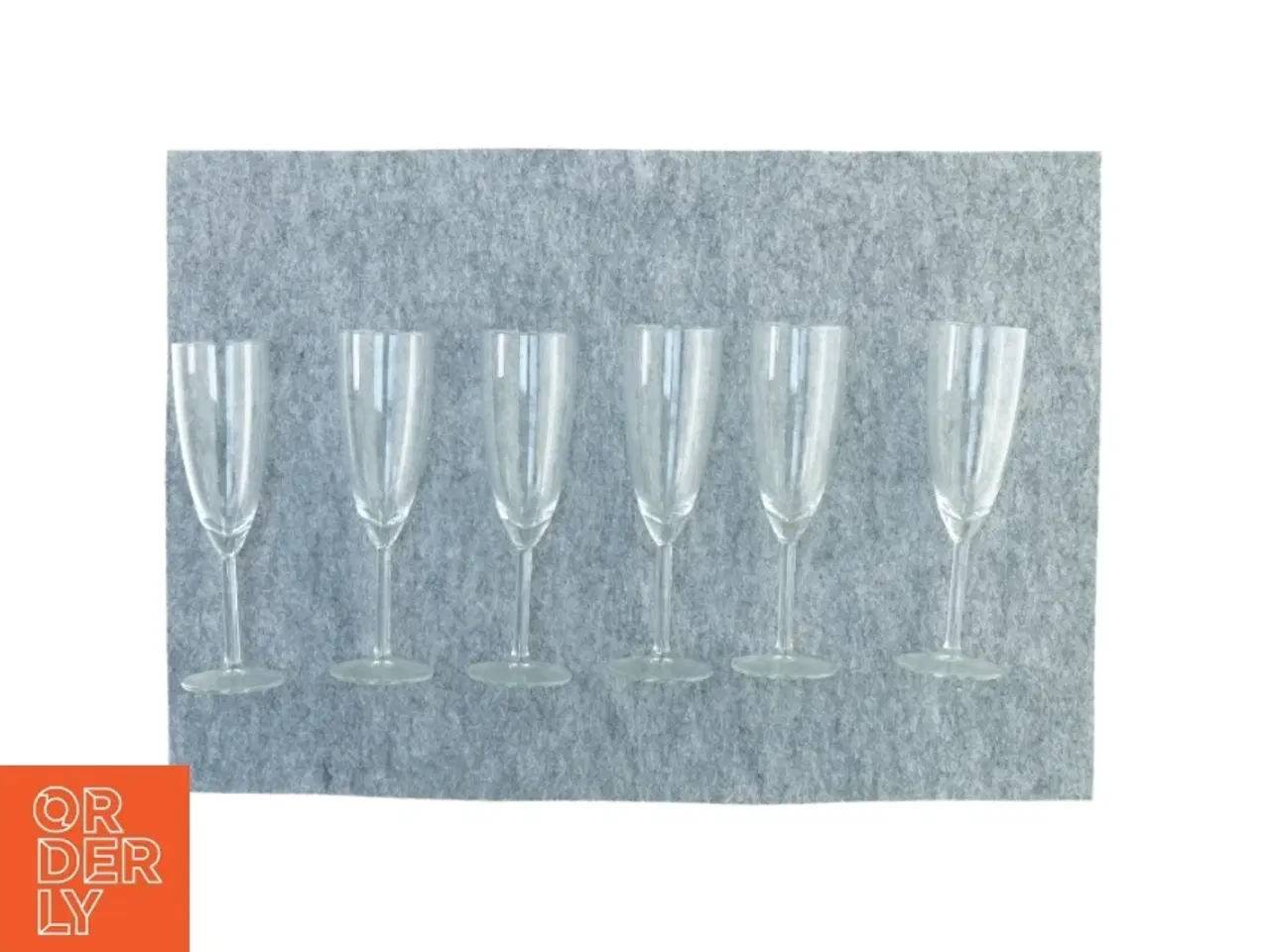 Billede 1 - 6 stk champagneglas (str. H 21 )