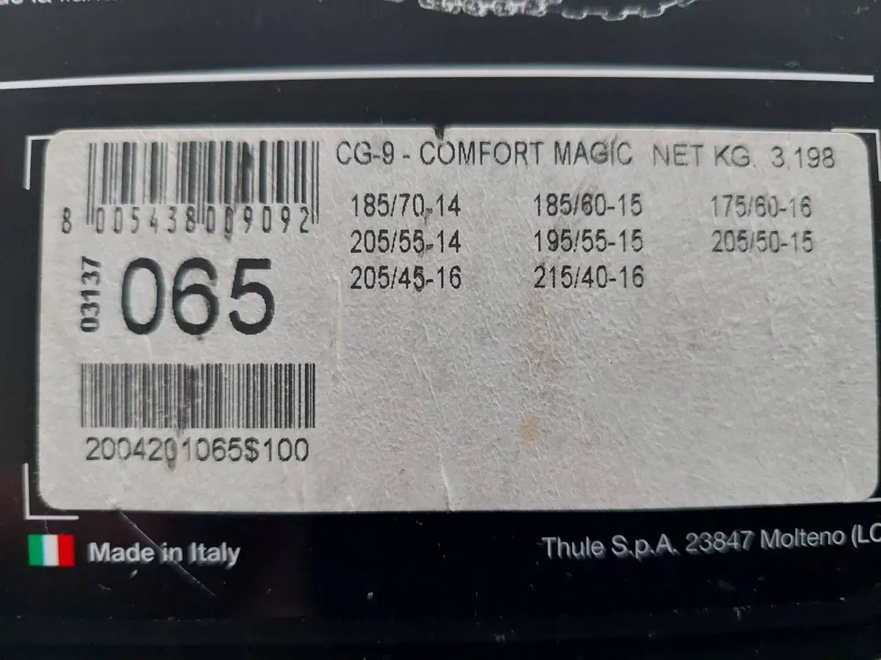 Billede 3 - Thule König CG-9 snekæder størrelse 065