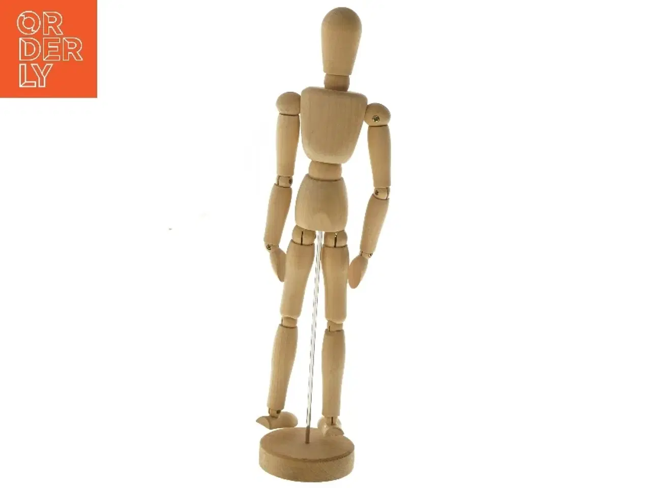 Billede 3 - Træ mannequin figur 33 cm (str. 33 cm)