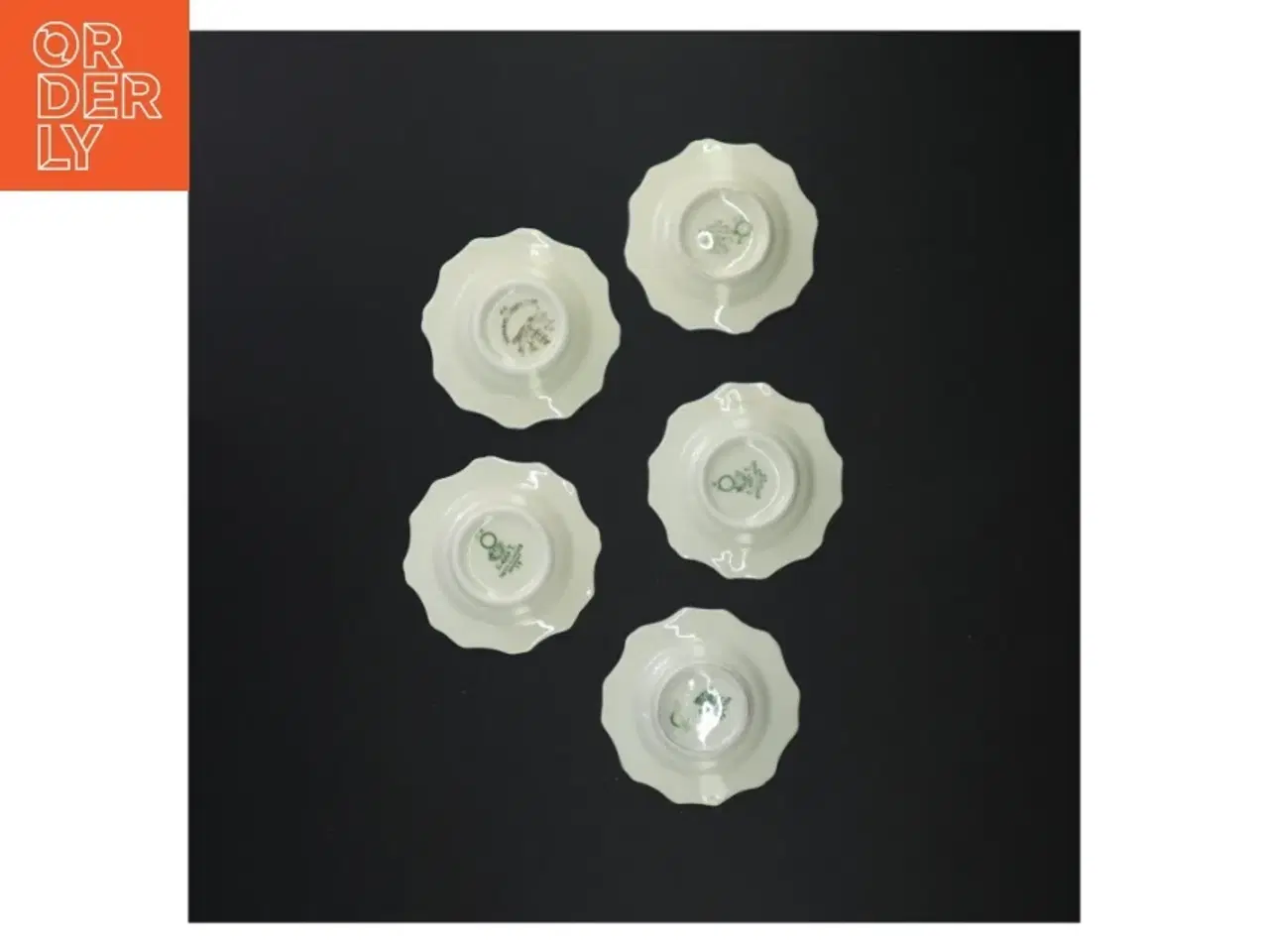 Billede 2 - Porcelæns kuvert askebægre (str. 8 cm x 8 cm)