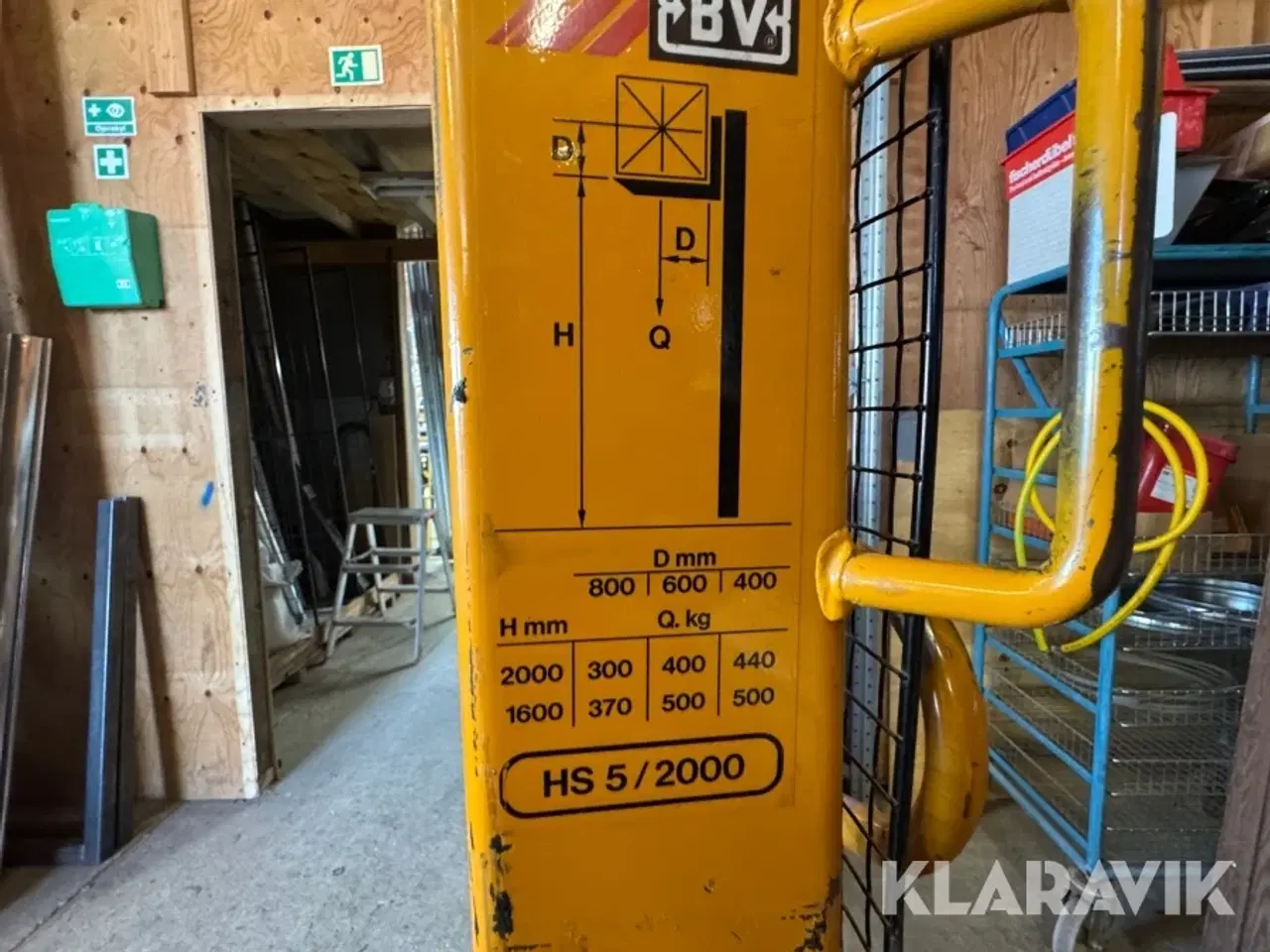 Billede 5 - Højdeløfter BV HS 5/2000