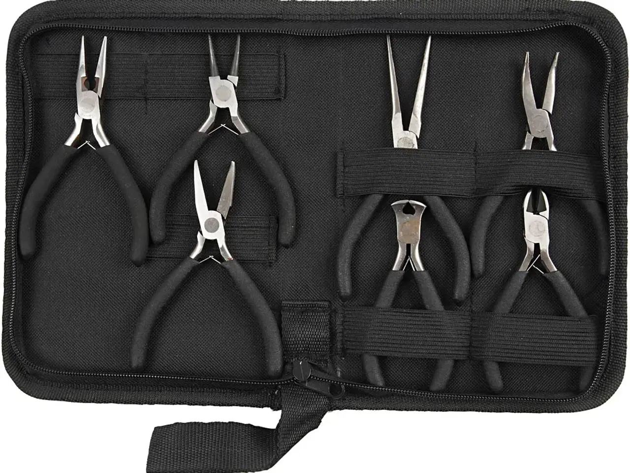 Billede 1 - 7-delt Tangsæt med Ergonomisk Greb og Opbevaring