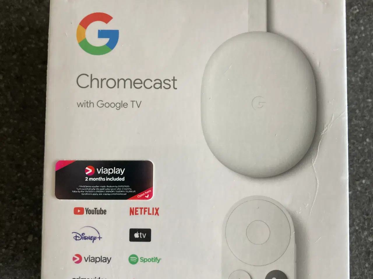 Billede 1 - Chromecast m. fjernebetjening & chrome tv (I folie