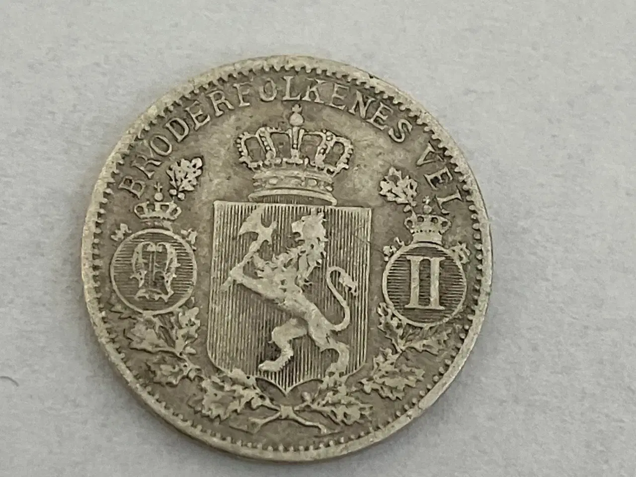 Billede 2 - 25 Øre 1896 Norge