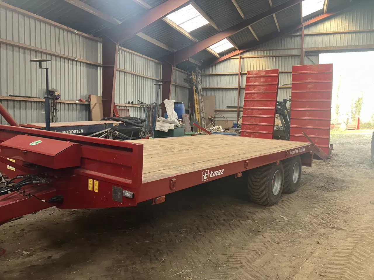 Billede 1 - Tinaz 12 tons Maskintrailer