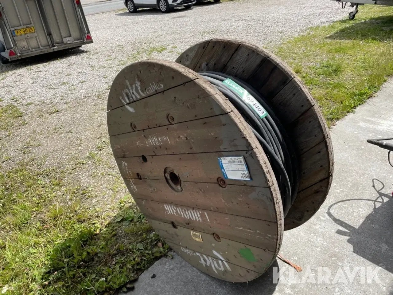 Billede 4 - Kabeltromle med 100 meter 63 ampere kabel