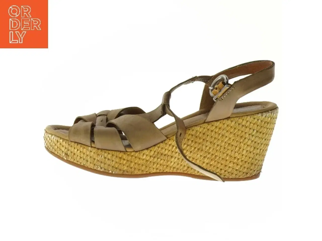 Billede 1 - Brune sandaler med kilehæl fra Gabor (str. 38 )