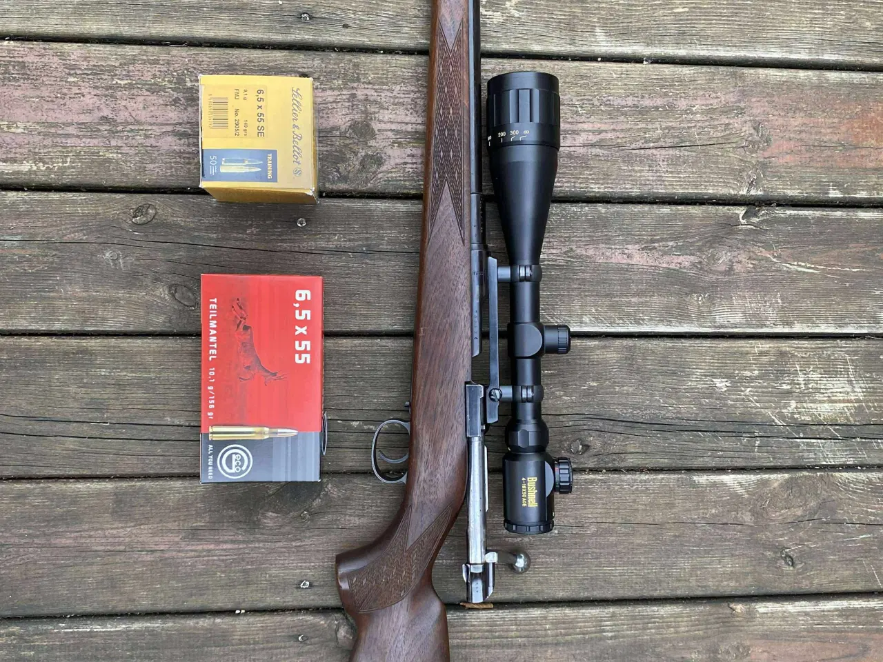 Billede 5 - Husqvarna jagtriffel 6,5x55 med kvalitets Bushnell