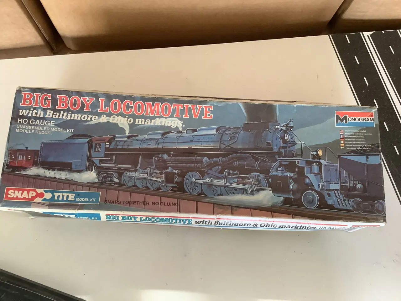Billede 8 - h0 Big Boy lokomotiv. Monogram. Standmodel. 45cm !