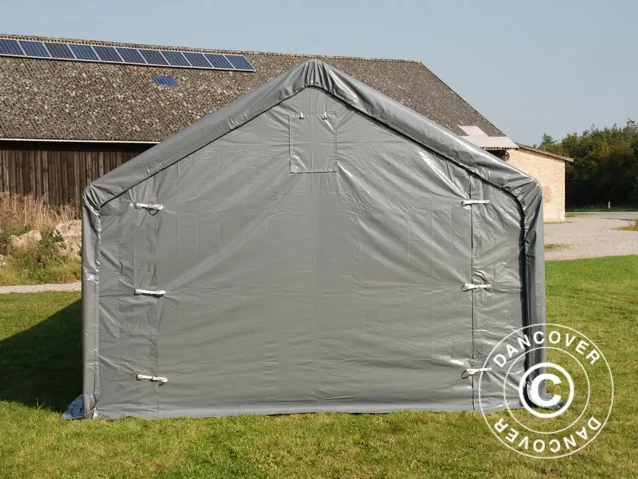 Billede 9 - Lagertelt PRO 4x12x2x3,1m, PVC, Grå