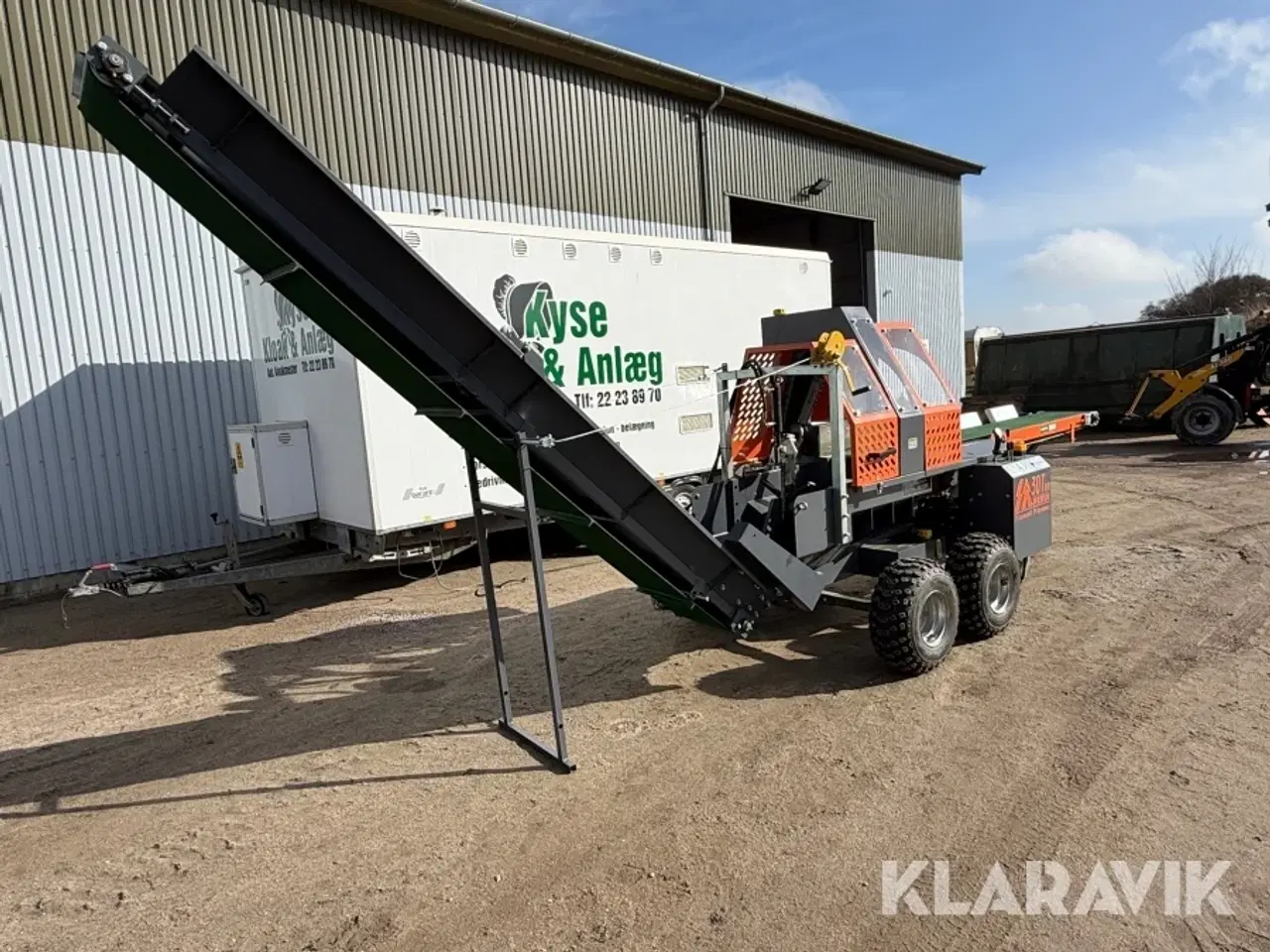 Billede 1 - Save/flækkeanlæg Jieru 30T Firewood Processor