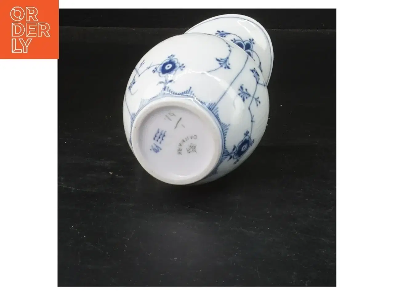 Billede 3 - Porcelæns kande med musselmalet blåt mønster fra Royal Copenhagen (str. 10 cm)