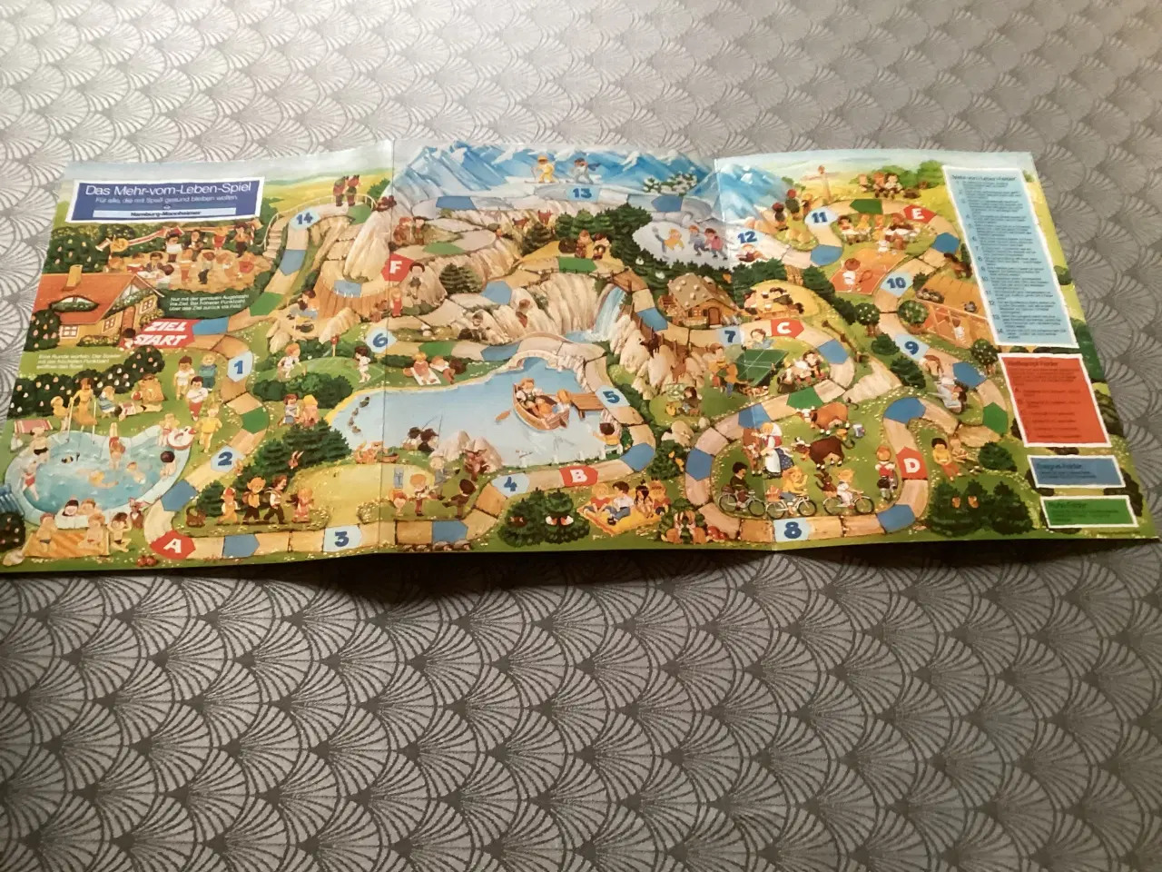 Billede 2 - Brætspil på tysk Das Mehr-vom-Leben-Spiel