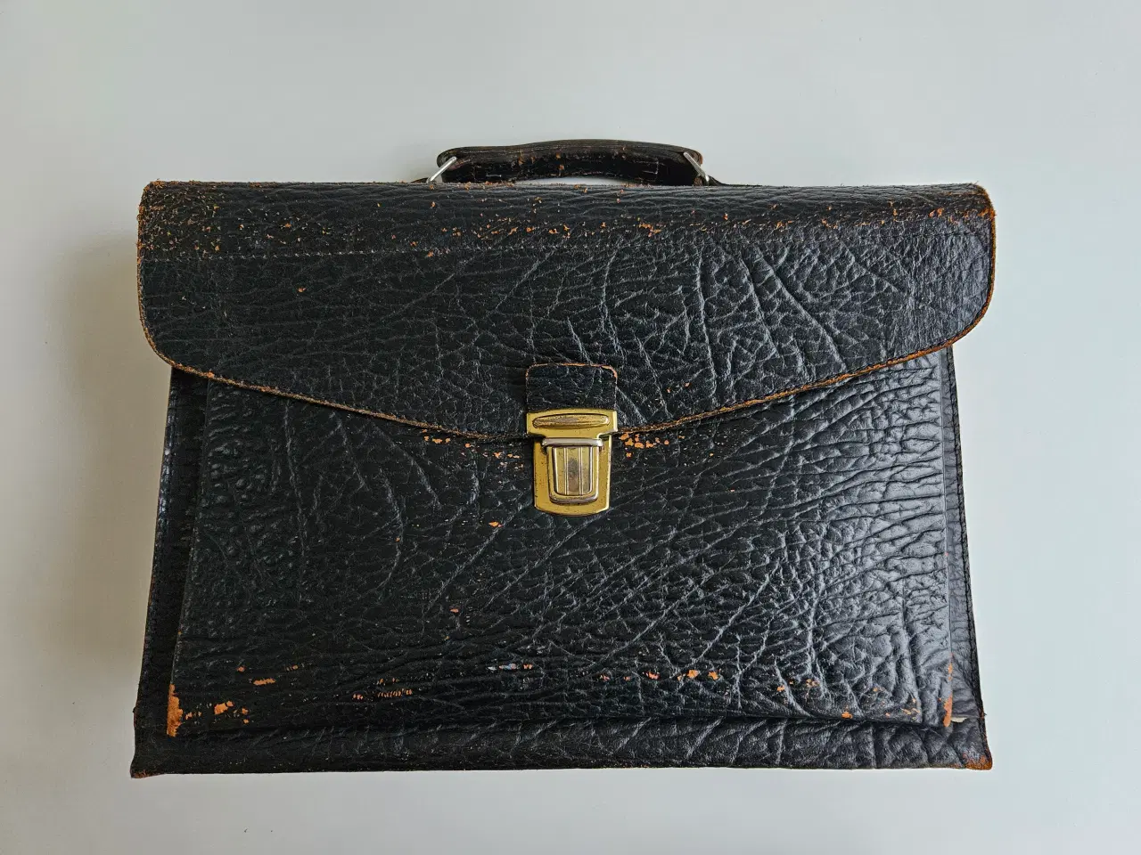 Billede 1 - Retro skoletaske/ mappe/ workbag