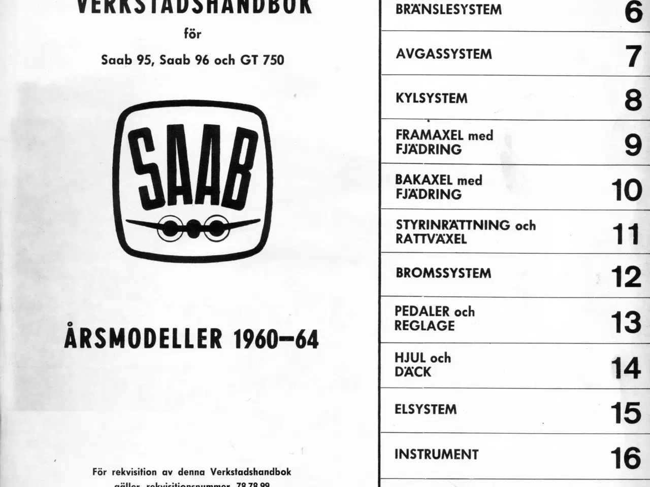 Billede 3 - Saab håndbog 1960-64