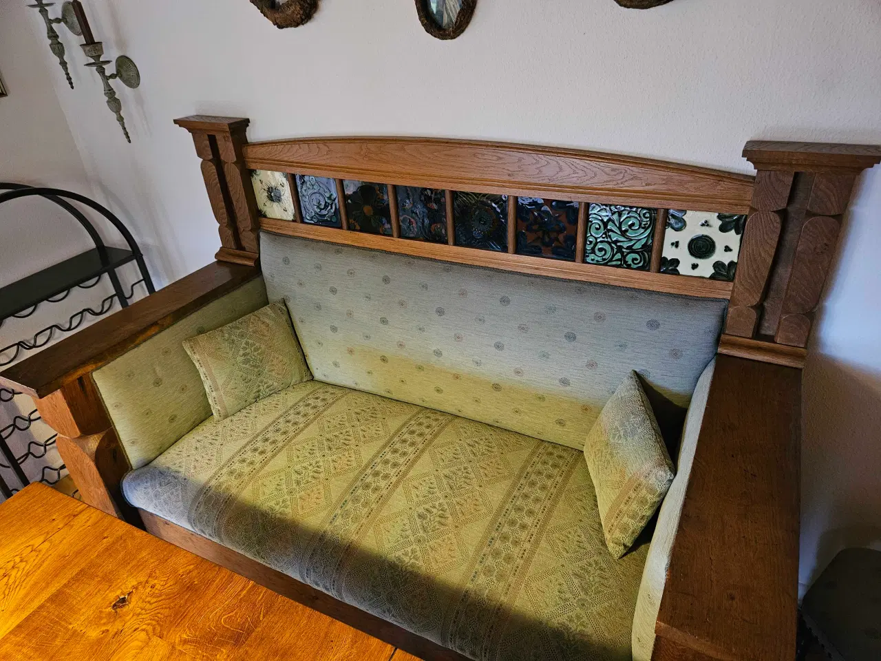 Billede 1 - Unik sofa i massiv eg