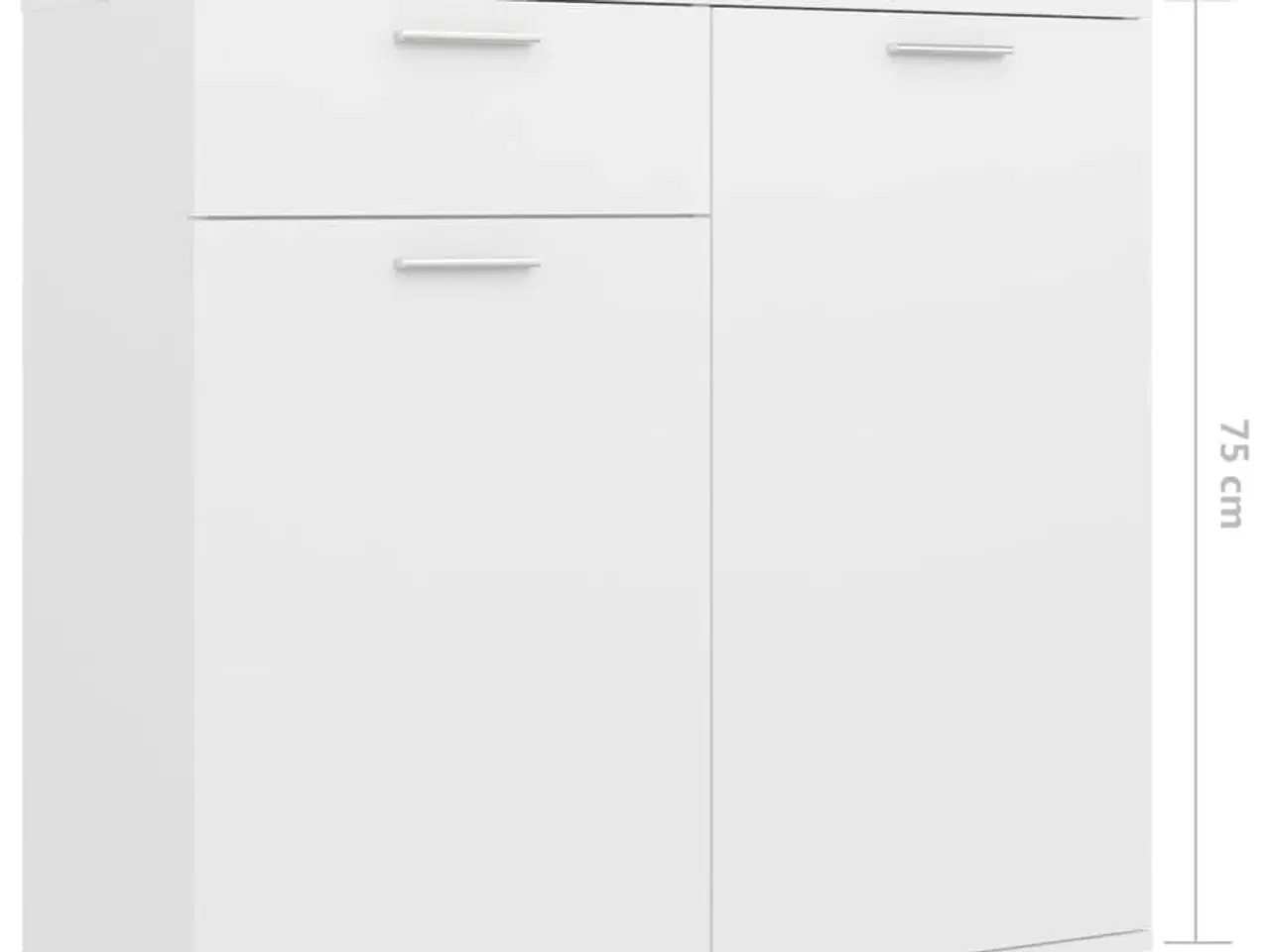 Billede 9 - Skænk 160x36x75 cm konstrueret træ hvid
