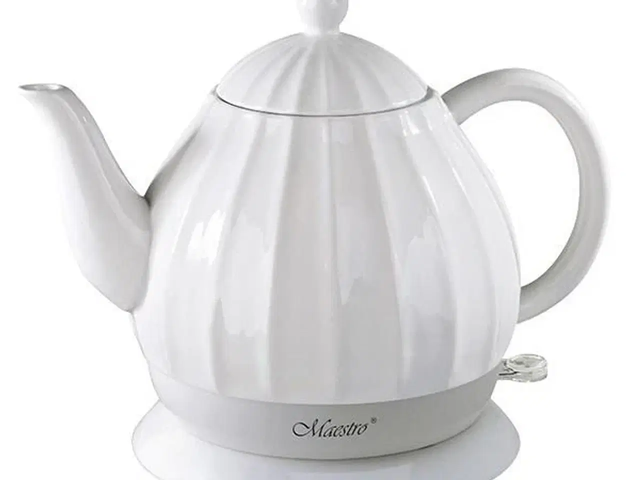 Billede 1 - Elkedel Maestro MR-070 1,2 l – keramisk, 1.200 W, hvid