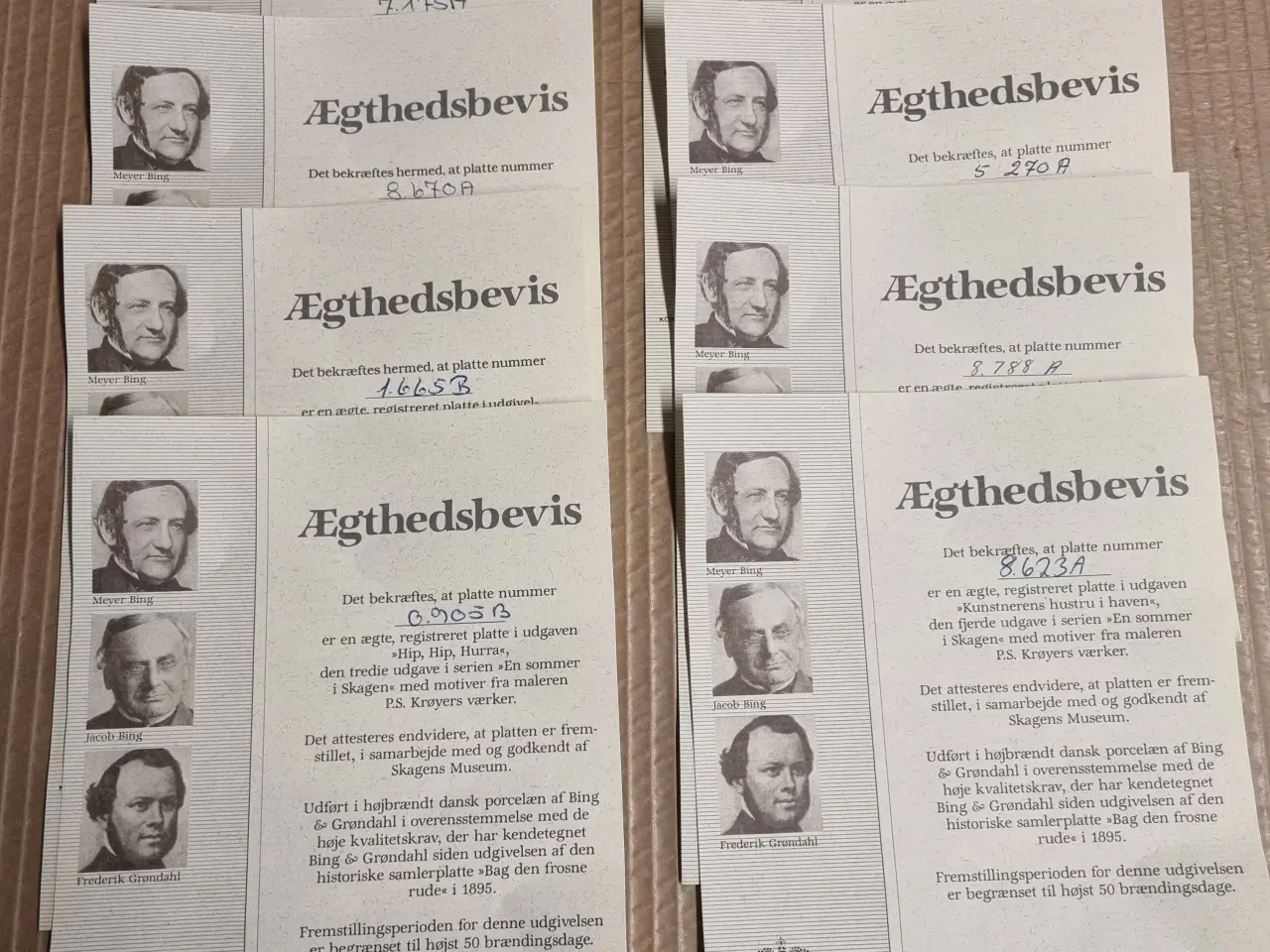 Billede 3 - Skagen platter, 8stk, fejlfri