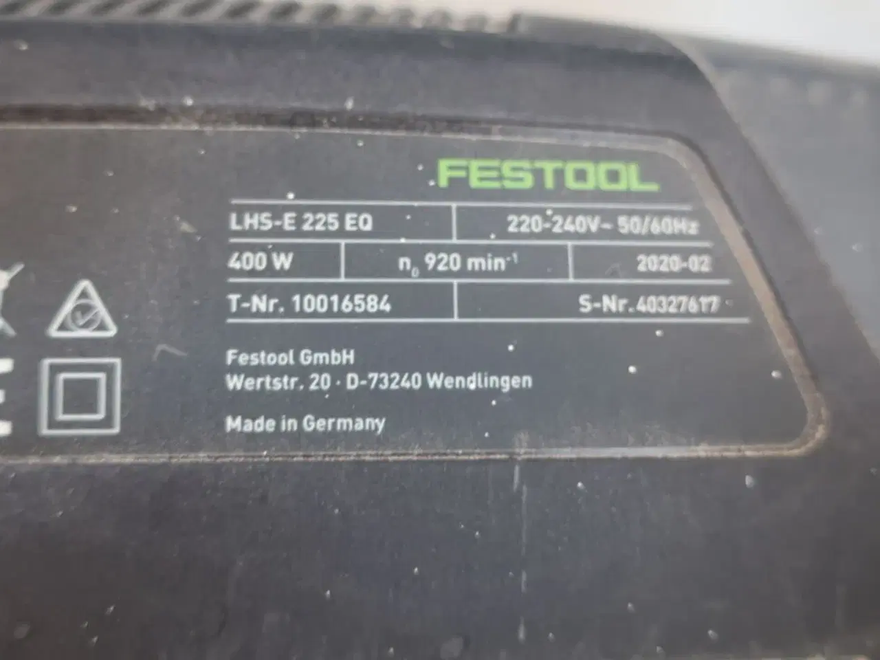 Billede 5 - Girafsliber FESTOOL LHS-E 225 EQ inkl. taske