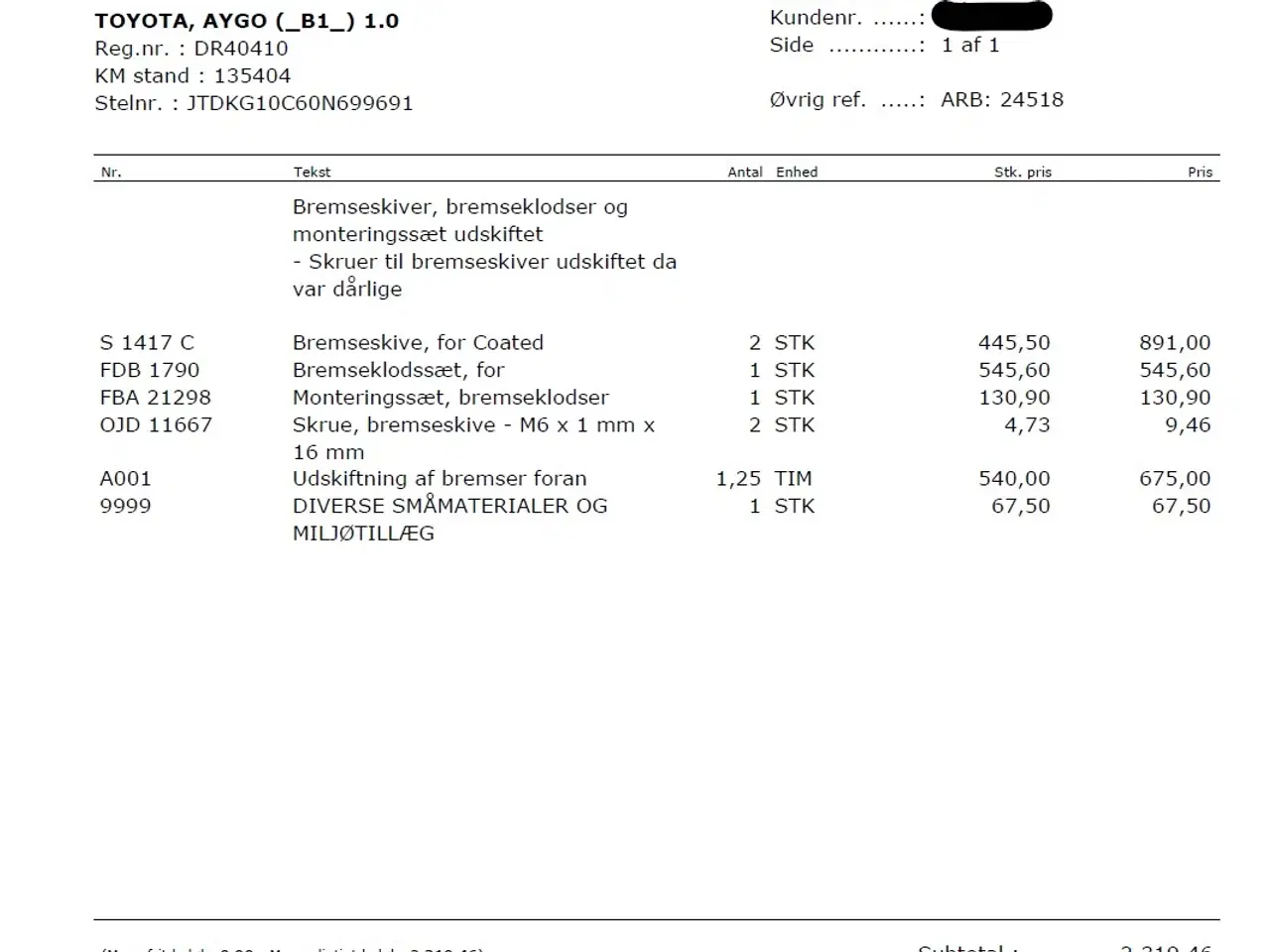 Billede 10 - Pæn Toyota Aygo 