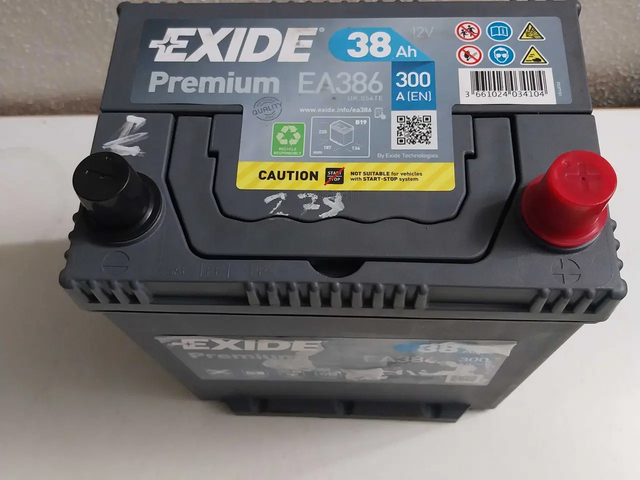 Billede 3 - Batteri. Exide premium EA386
