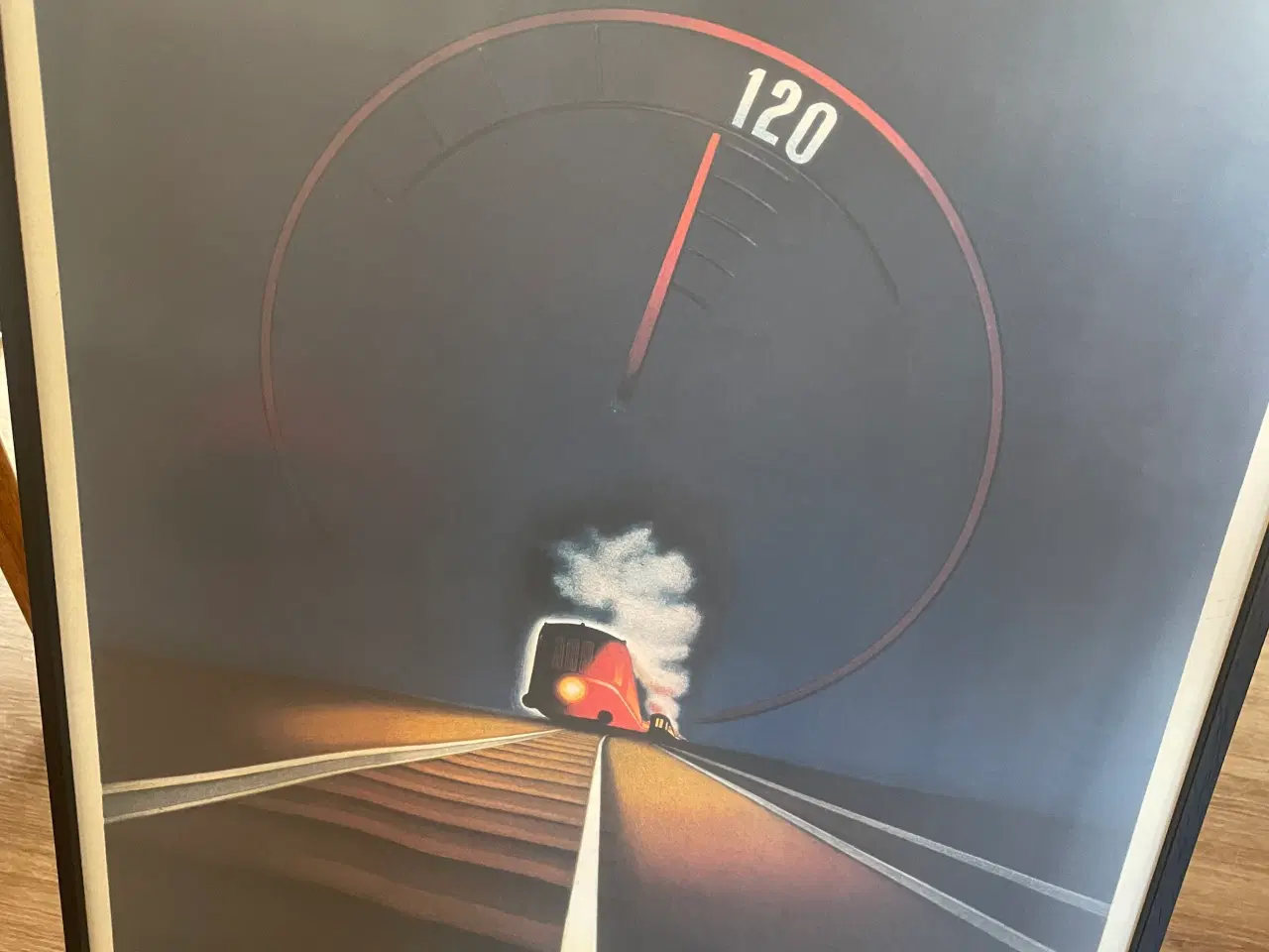 Billede 5 - DSB 120 Lyntogsplakat 62x100cm.