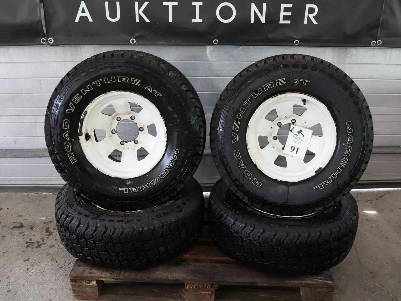 Billede 1 - 4 Stk Terrændæk m/fælge. 31*10,50R15 Marshal Road 