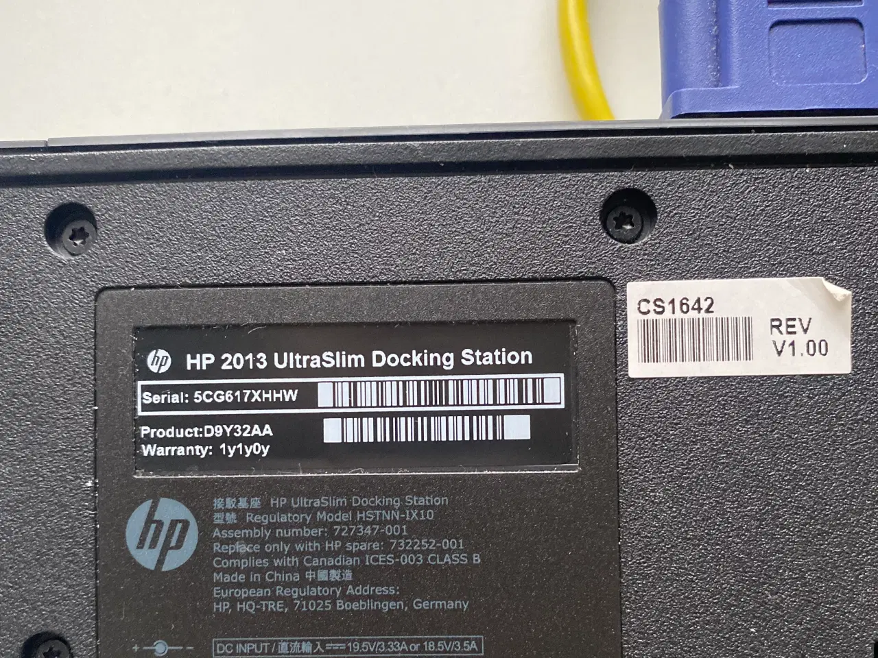 Billede 4 - Docking station HP UltraSlim