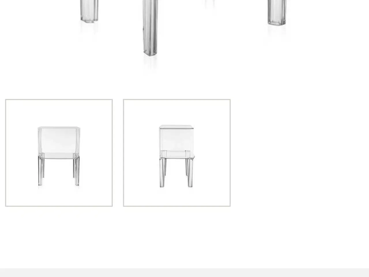 Billede 4 - Kartell Ghost Buster. Lille Sidebord Gennemsigtig