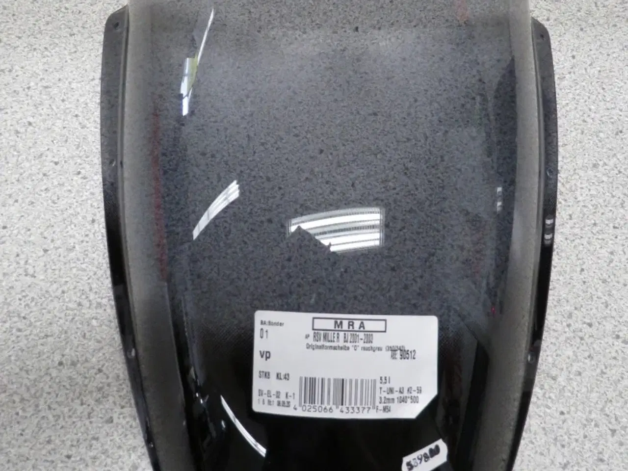 Billede 1 - Kåbeglas, tonet, Aprillia RSV MILLE R, 2001-2003